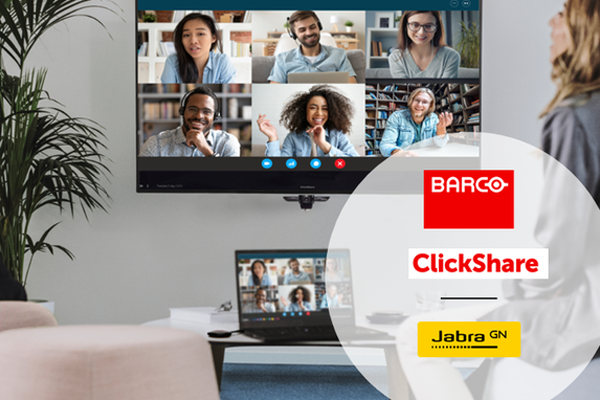 Jabra & ClickShare - Giải pháp phòng họp hội nghị Jabra kết hợp với thiết bị hội nghị Barco ClickShare